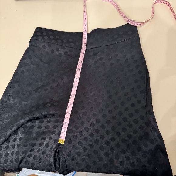 Madewell Wide Leg Drapey Jacquard Huston Pull On Crop Pants Size XS NWT - Picture 8 of 11